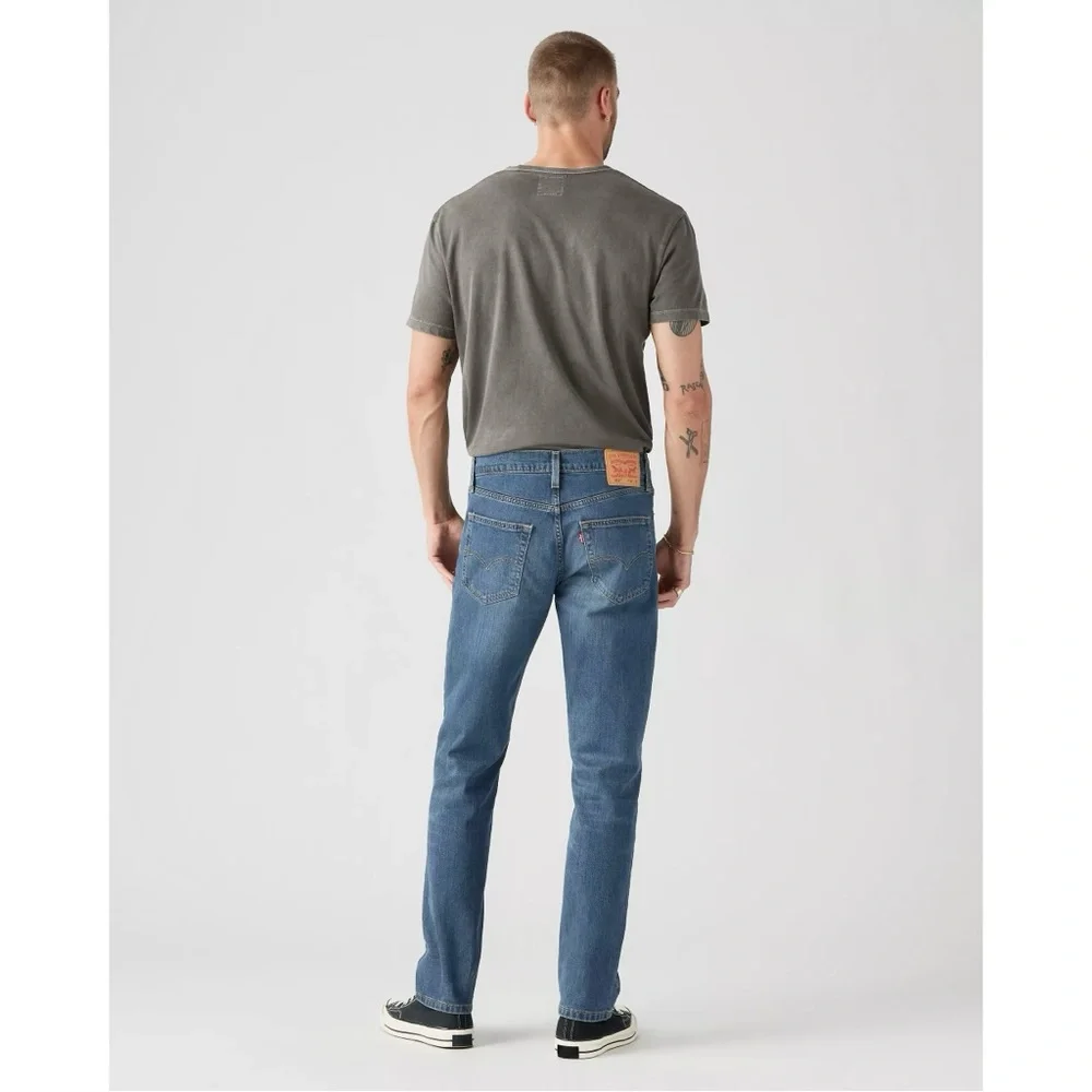 Levi’s 511 Perfect Medium Wash Thrashed Distressed High Rise Slim Tapered Jeans